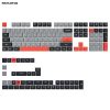 150 full set grey and black and red keycaps